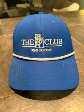 Pine Forest Golf Club Blue Rope-Trim Cap - Charleston, SC